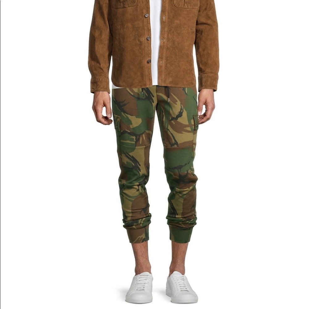 Polo Ralph Lauren Camo Double-Knit Cargo Jogger Pants